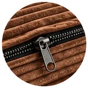 Detalle: fundas desmontables